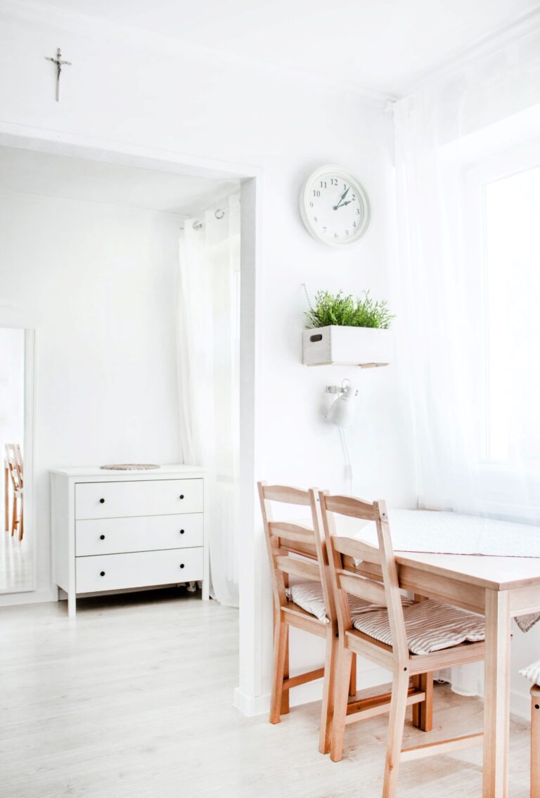 Small dining area in apartment condo. How long to get it organized, White Space Organized